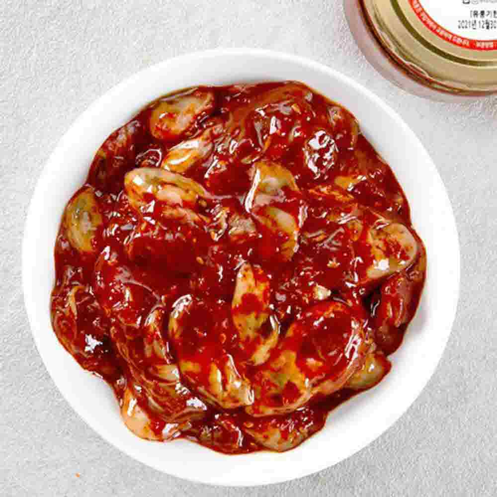 미왕젓갈백화점 정성을 다하는 반찬논산 특산품 국내산 어리굴젓 250g(아이스박스 포장)