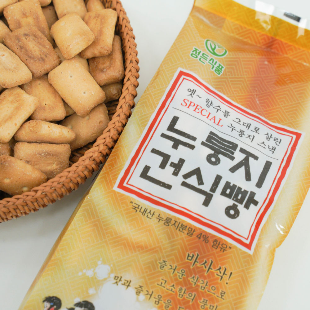 정든식품 옛날과자 누룽지 보리 건빵 210g