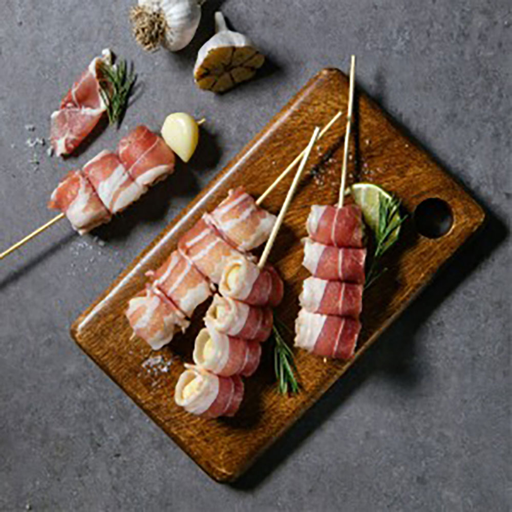 베이컨마늘말이꼬치 250g(5꼬치)