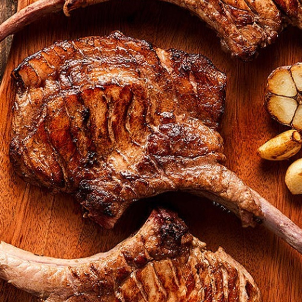 똑똑한고기 캠핑 실속세트 ( 도끼삼겹살 500g+돈마호크500g )