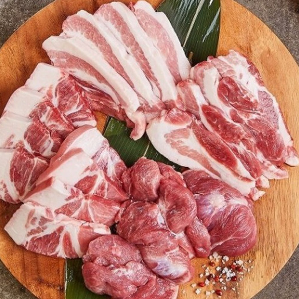 똑똑한고기 돼지 실속세트 ( 삼겹살 200g+목살200g+갈매기살 )