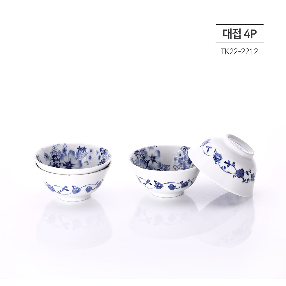 토기 하나츠도이 도자기 대접 4P 세트 TK22-2212