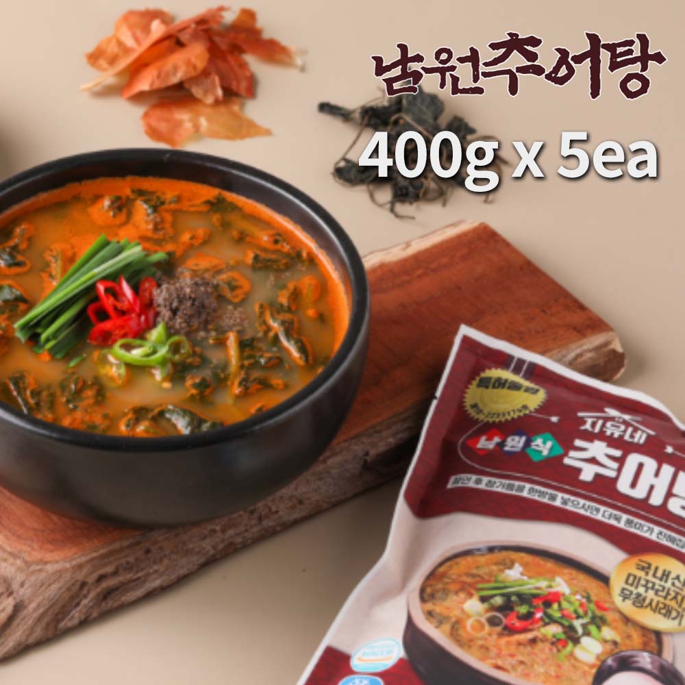 국내산 미꾸라지 남원 추어탕 400g 5팩