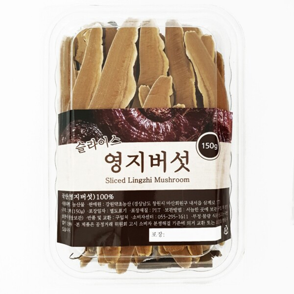 힐링앤팜 영지버섯(슬라이스) 150g