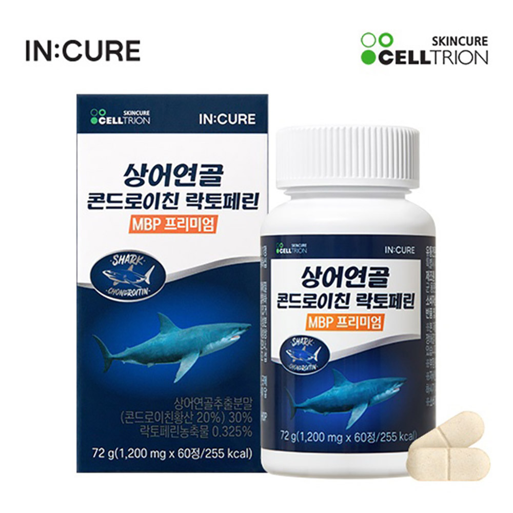 셀트리온 상어연골 콘드로이친 락토페린 MBP 프리미엄 1200mg x 60정