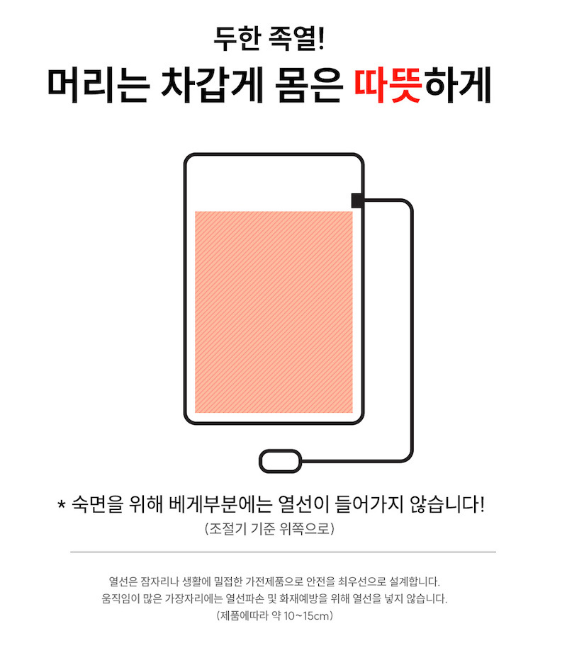 라헨느 스노우그레이 탄소열선 카본매트 워셔블 양면 전기요 더블 HL-CP2001 (캠핑/가정용) 상세 9
