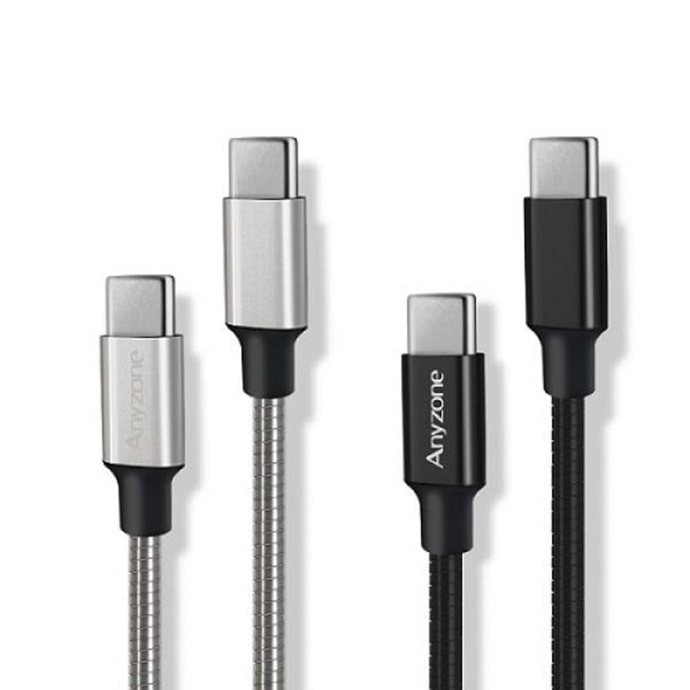 상도아이앤티 애니존 초고속충전 메탈 와이어 데이터 케이블 C to C(ANY-WB12M-CTC/ANY-WS12M-CTC)