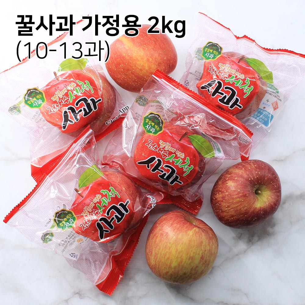 경북 부사 꿀사과 (가정용) 2kg (10-13과)