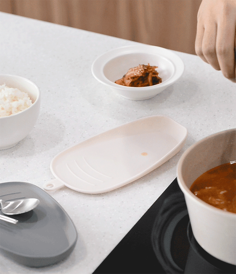 국산 플라이토 실리콘 캐럿 국자 받침대 상세 2