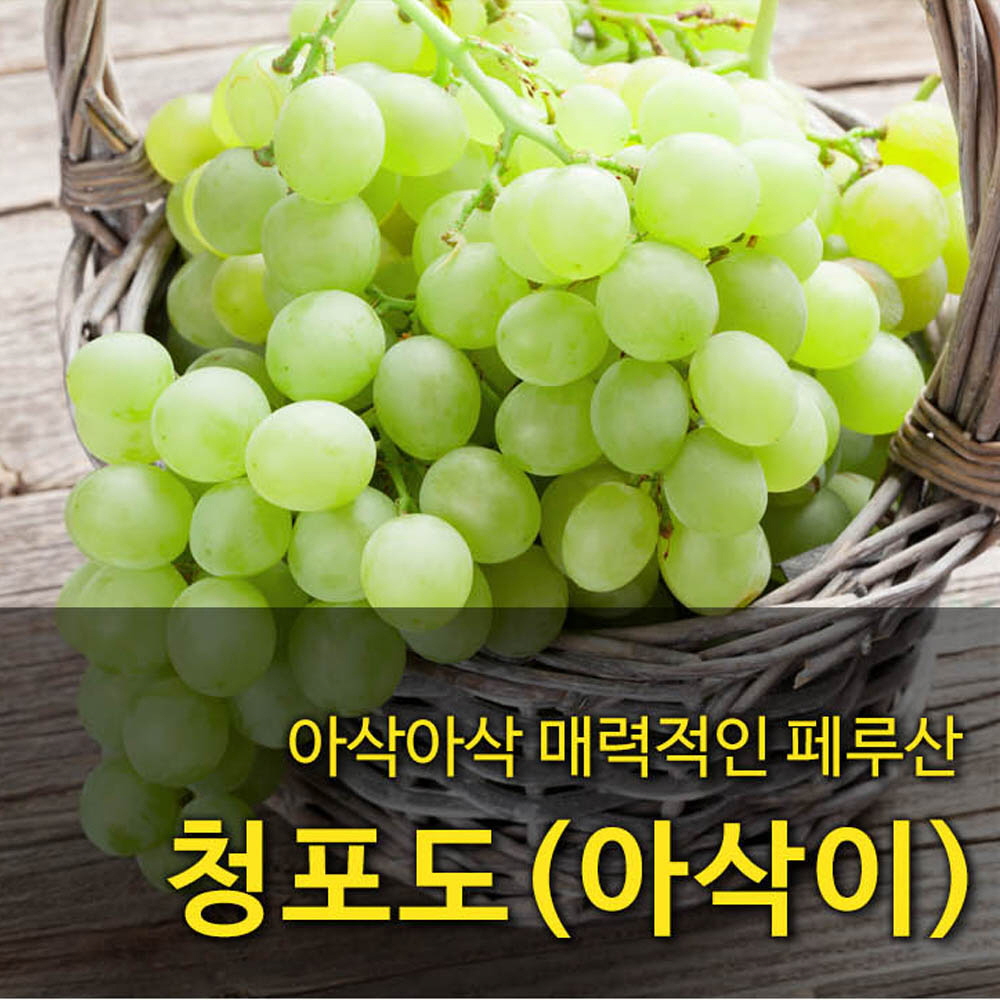 [수입과일] 아삭아삭 매력적인 페루산 청포도(아삭이) 5kg
