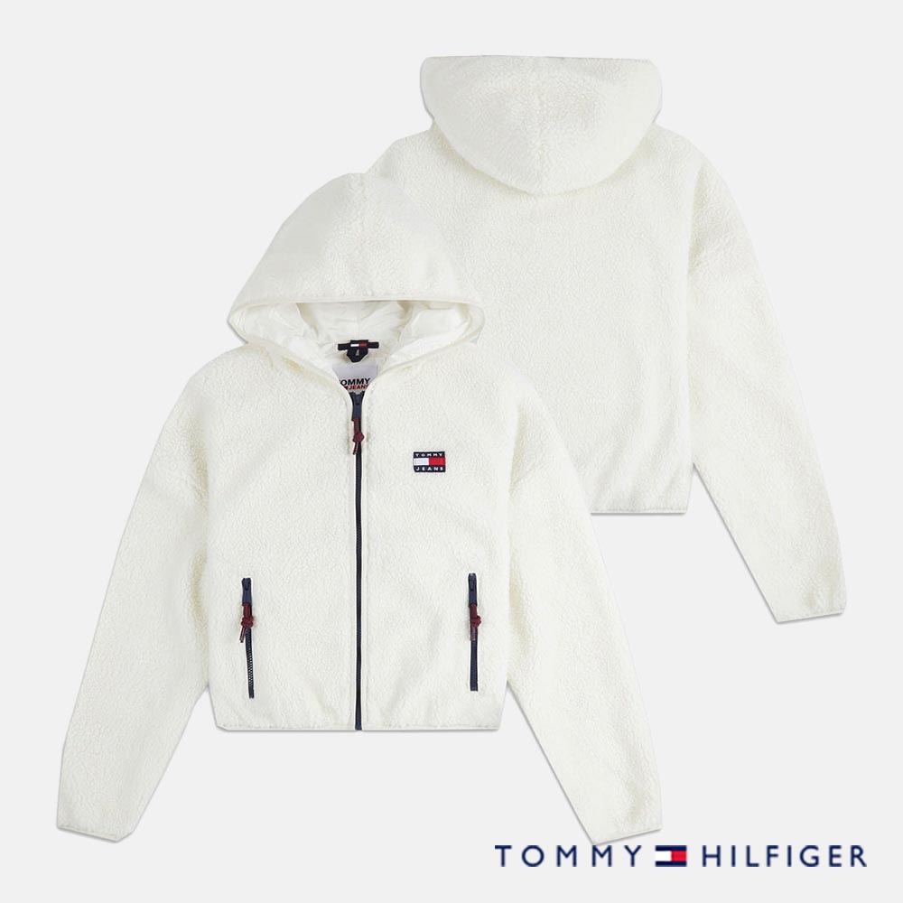 타미힐피거 여성 쉐르파 후드 집업