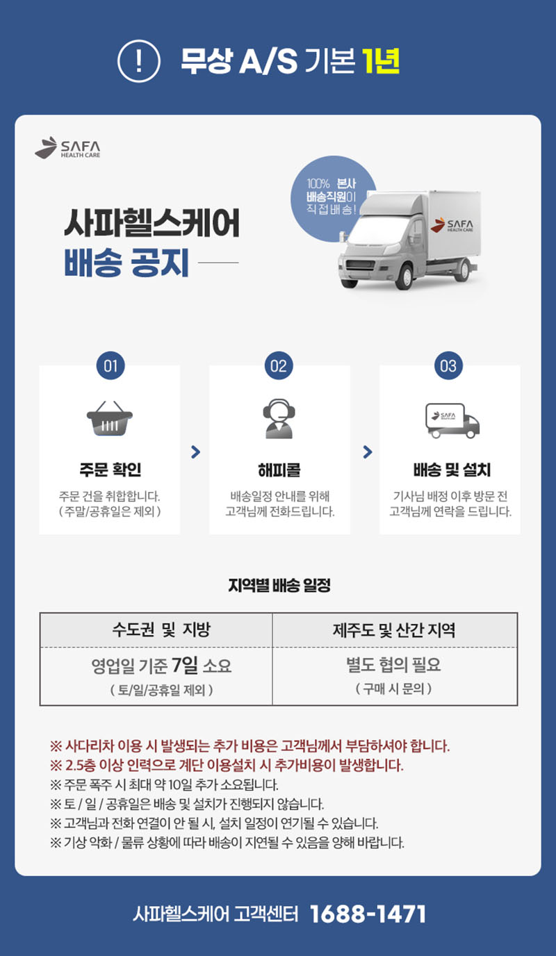 [사파헬스케어] 더퍼스트 안마의자 SF-220 상세 1
