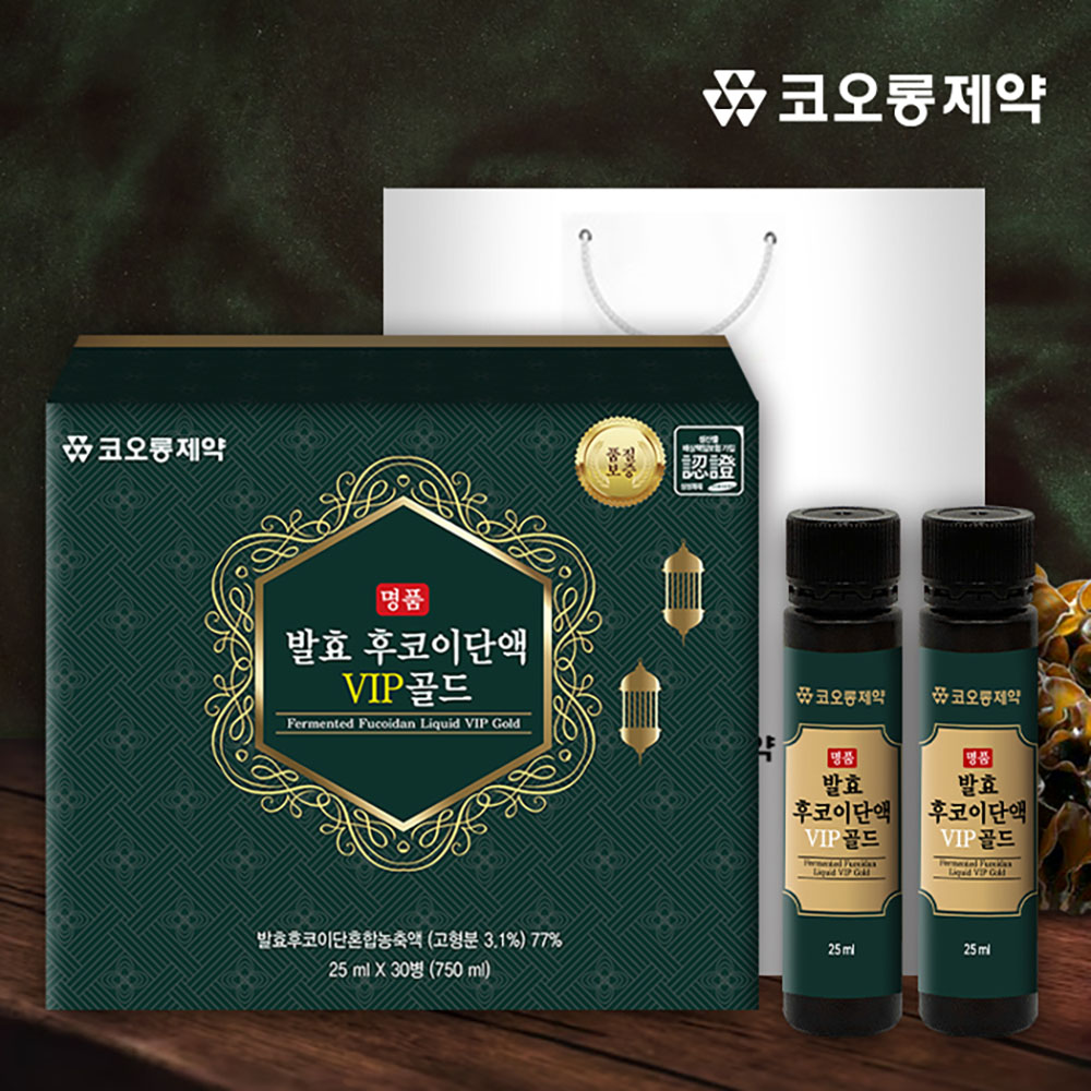 코오롱제약 명품 발효 후코이단액VIP골드 25ml x 30병