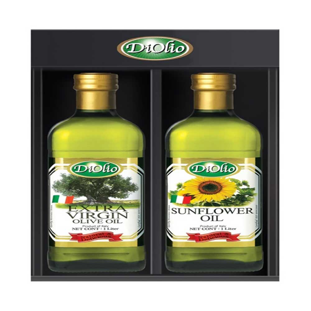 디올리오 차밍셋트 C-2/엑스트라 버진 올리브유1000ml*1병+해바라기씨유1000ml*1병