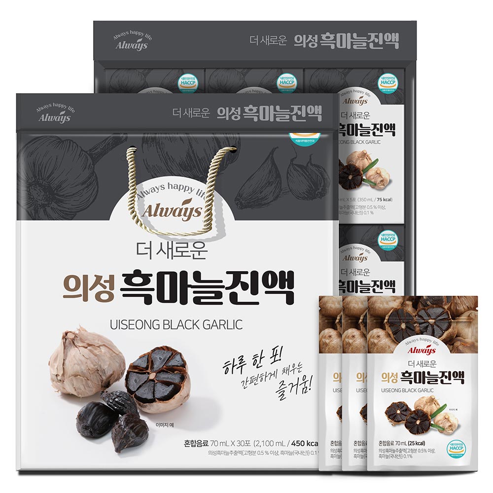 더 새로운 흑마늘 진액 70ml x 30포