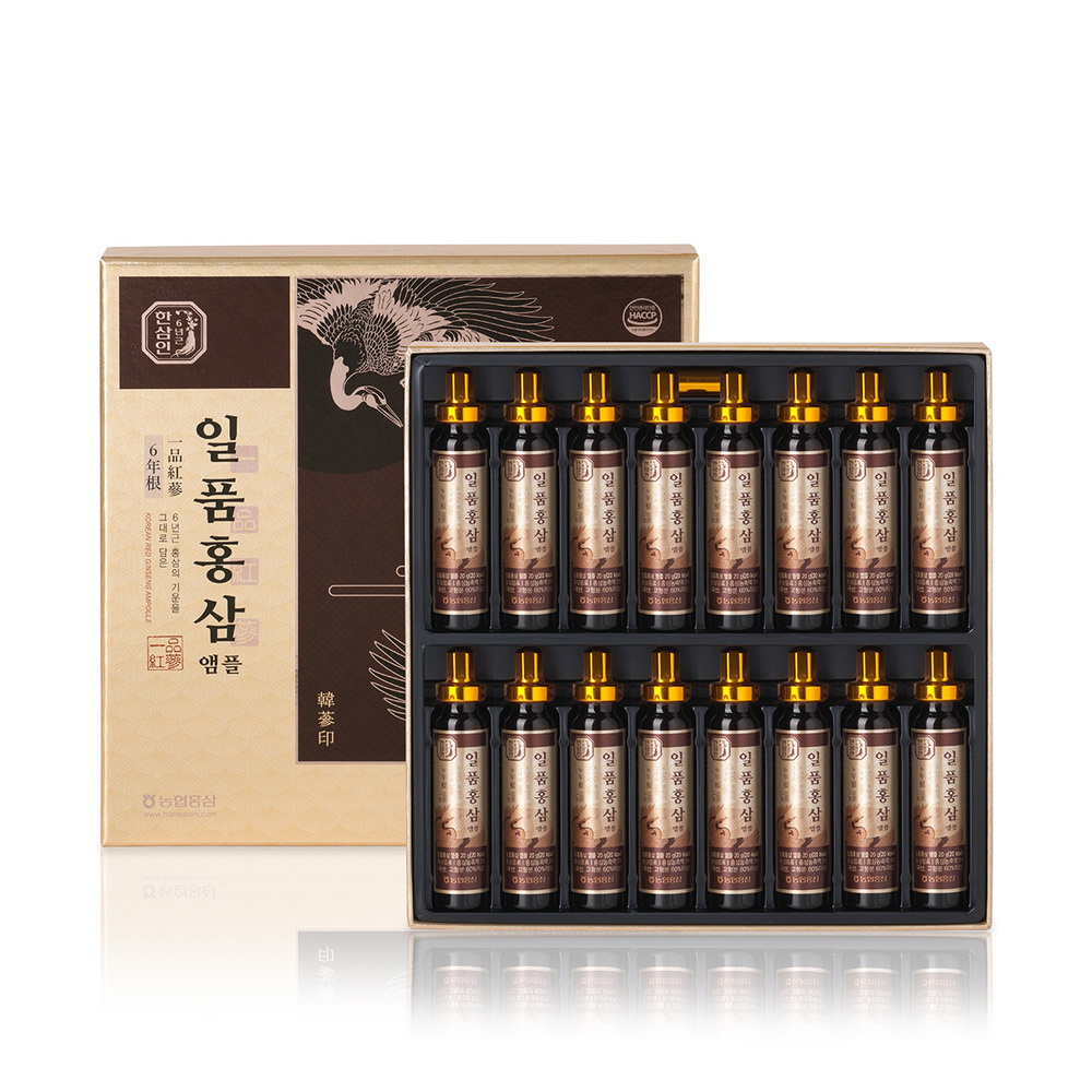 한삼인 일품홍삼앰플 20ml x 16병 (쇼핑백동봉)