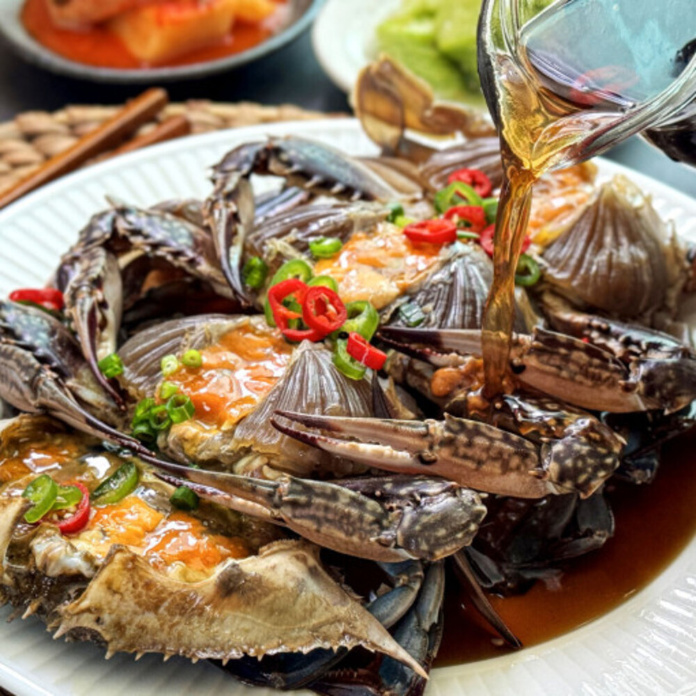 명품 알배기 암꽃게 간장게장2.1kg (4미)+부직포 포장