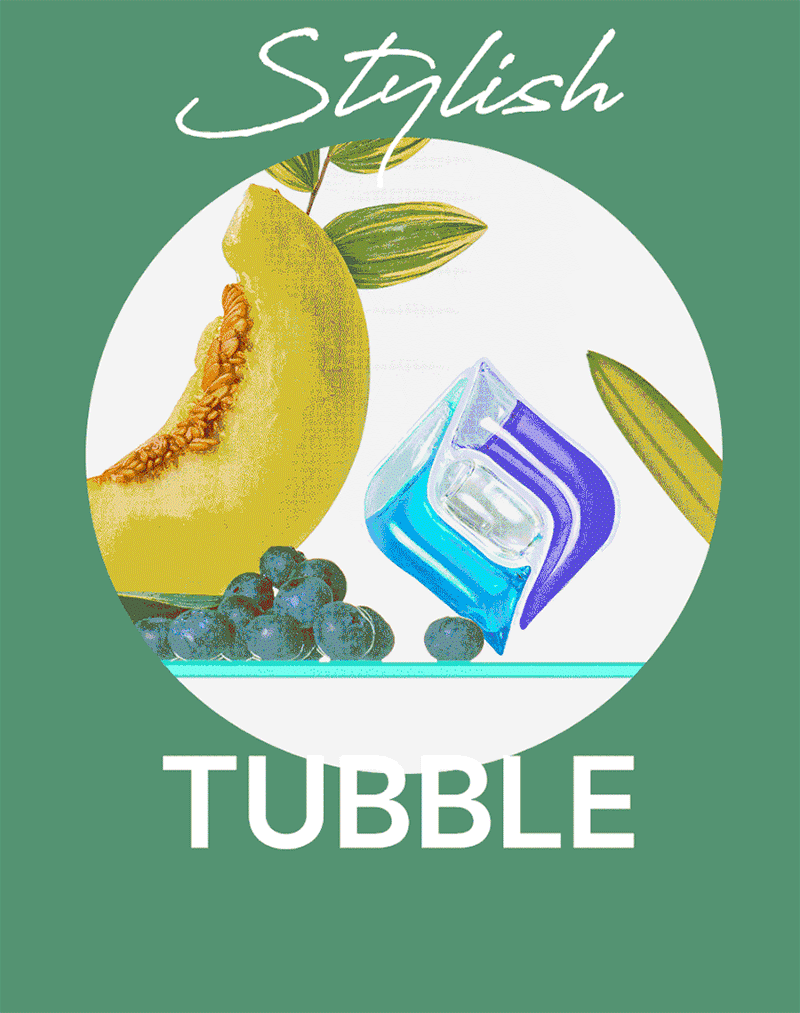 [Tubble]터블 트루클린 퍼퓸 캡슐 올인원 세탁세제 35P (아쿠아블루) 상세 3