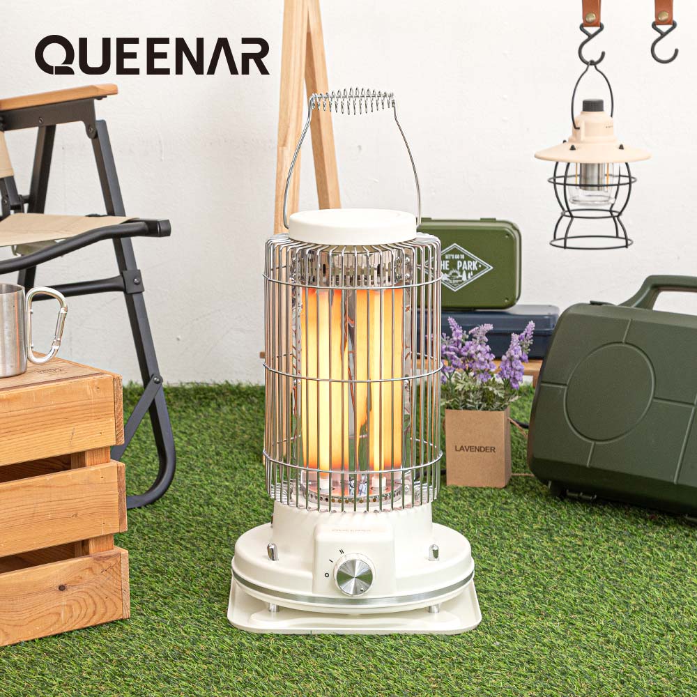 [100대한정특가][퀸나] 마이 코지 전기 히터 QNH-1000W (화이트) / QNH-1000B(카키)