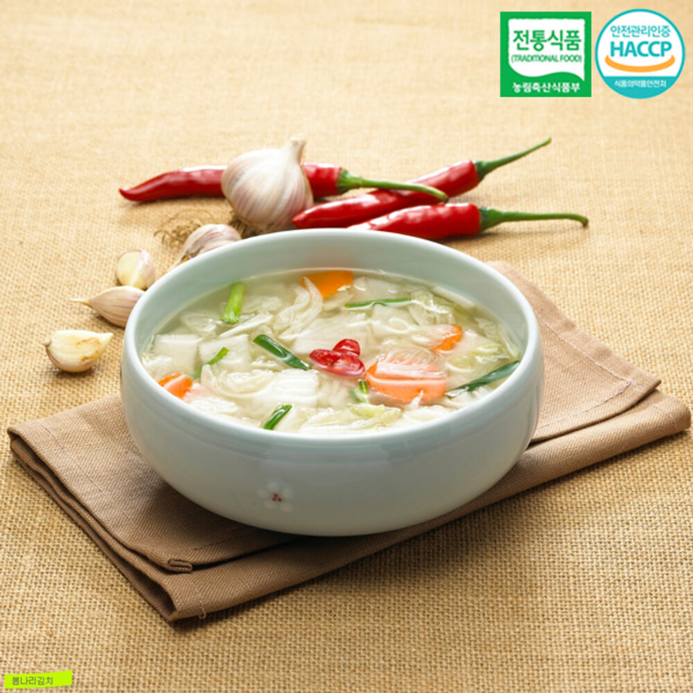 봄나리김치 100% 국내산 나박물김치(중숙) 3kg
