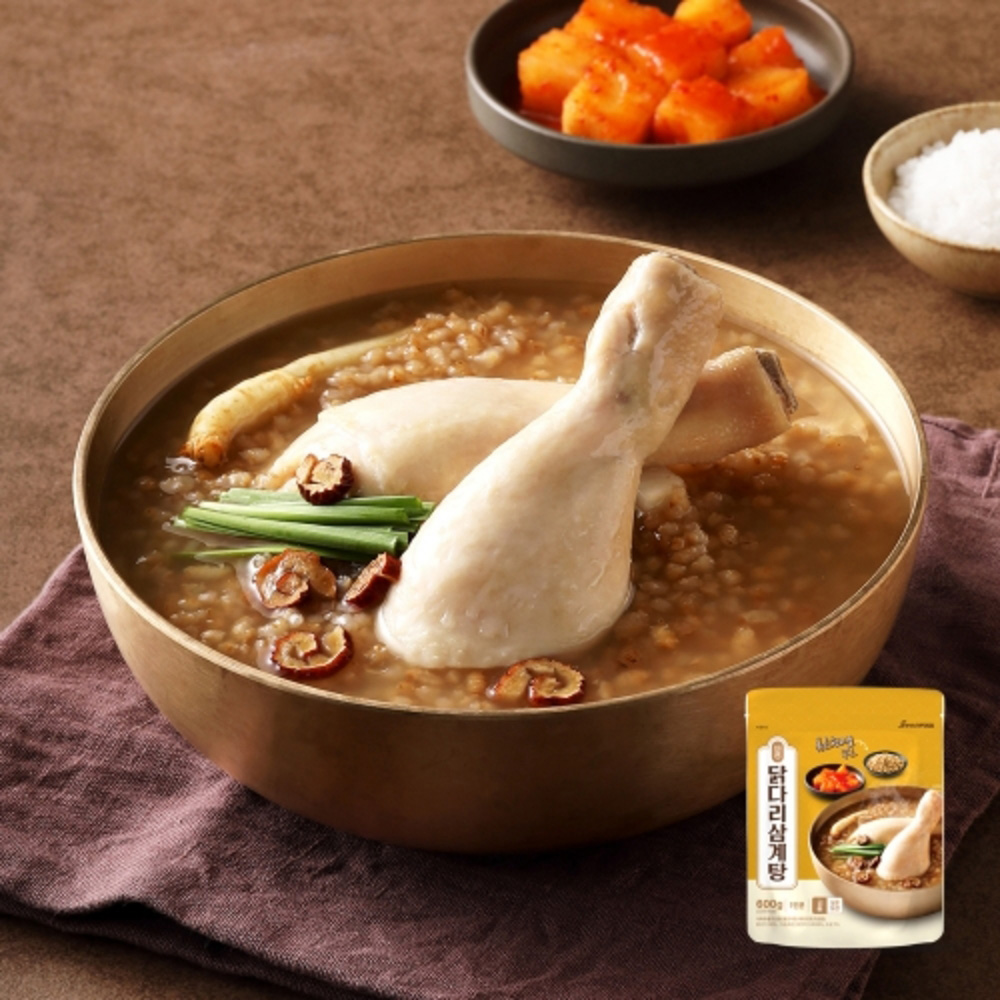 [진한식품] 바른 닭다리삼계탕 600g