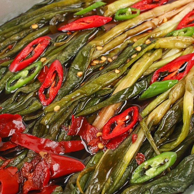 짭쪼름하면서도 달달~한! 밥도둑 쪽파장아찌 600g