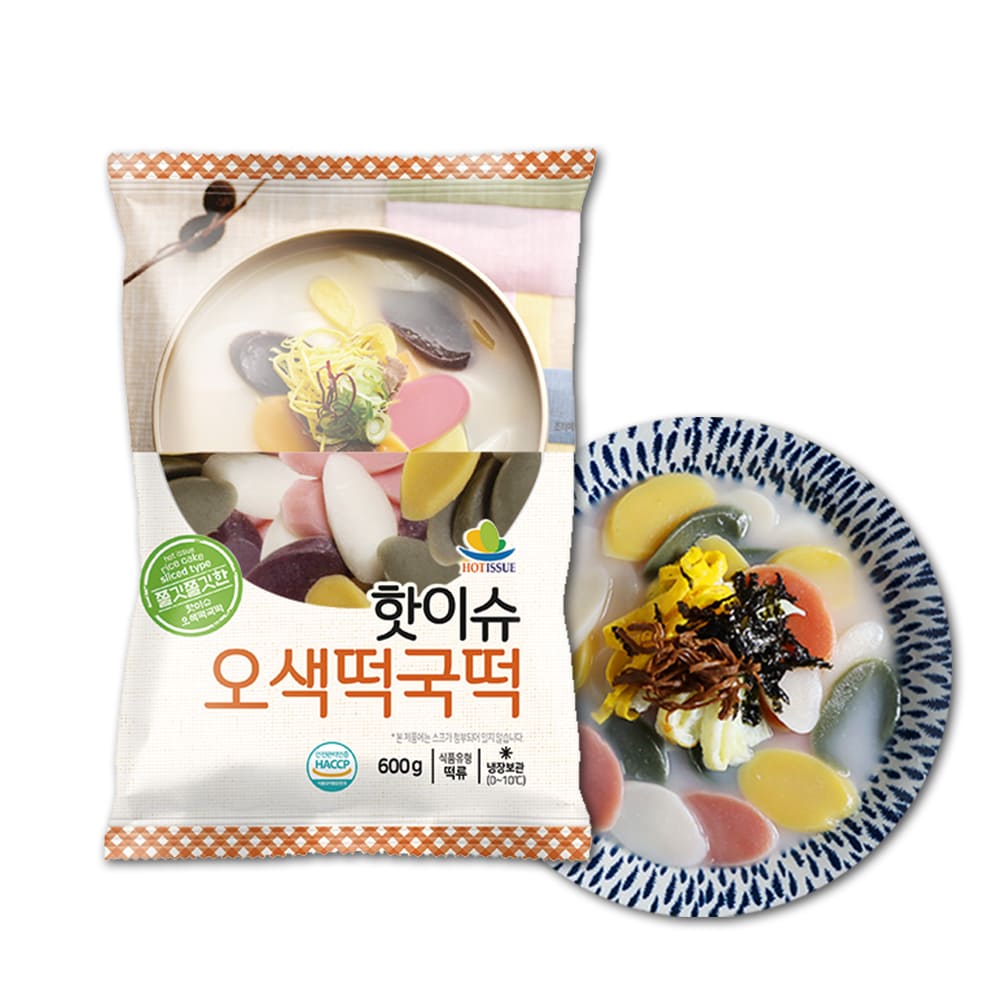 오색떡국떡 600g