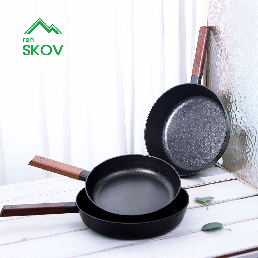 [렌스코브] 쏠러스 IH 인덕션 후라이팬24cm+28cm+멀티팬24cm