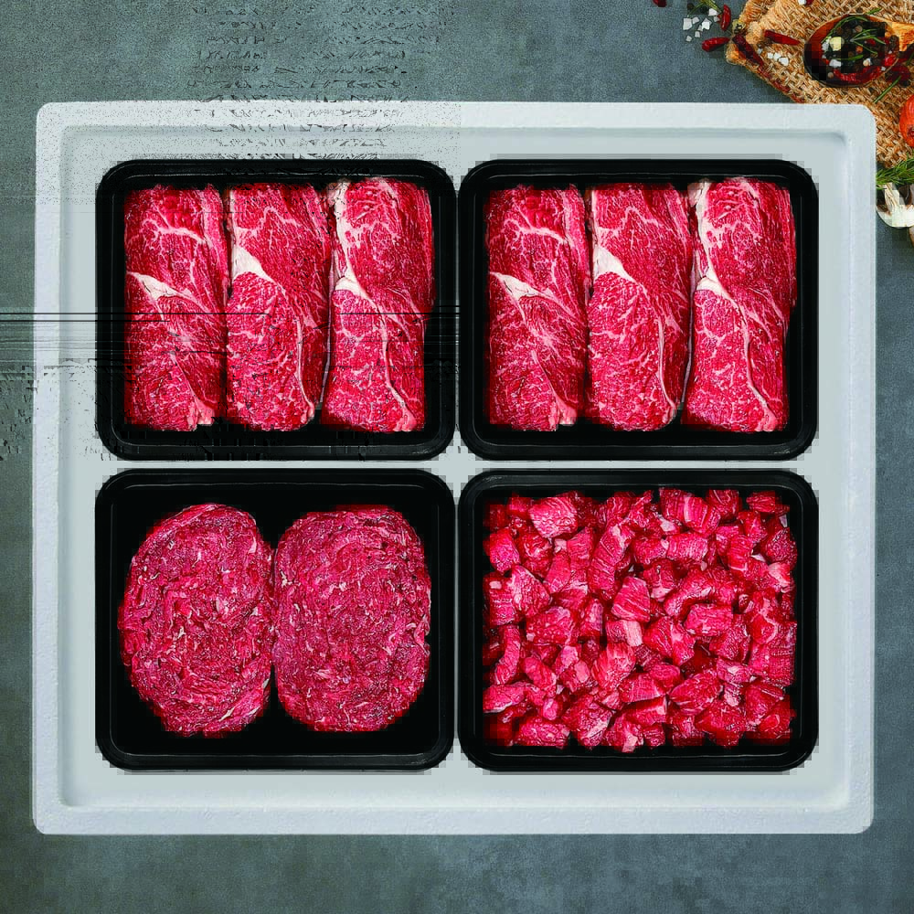 한우1등급 냉장 특선 선물세트3호 1.6kg (등심800g, 국거리400g, 불고기400g)