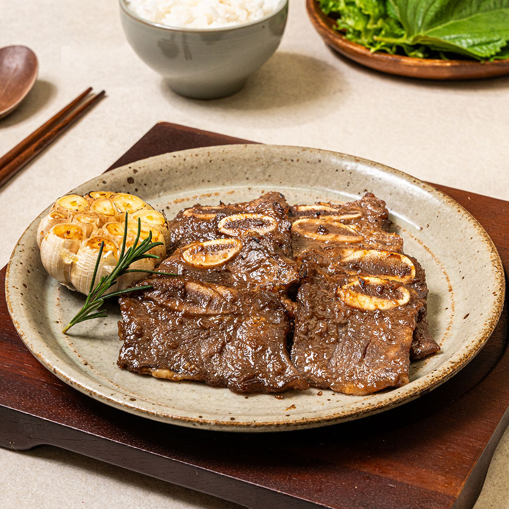 [햇땅] 양념LA갈비 구이용 500g 4팩 (2kg) 소갈비 선물용백
