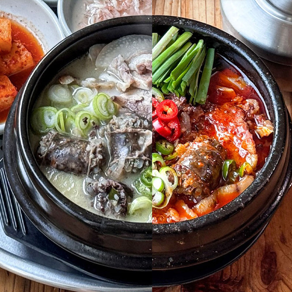 26년전통 무진장 찹쌀사골순대국 진한/얼큰 2종