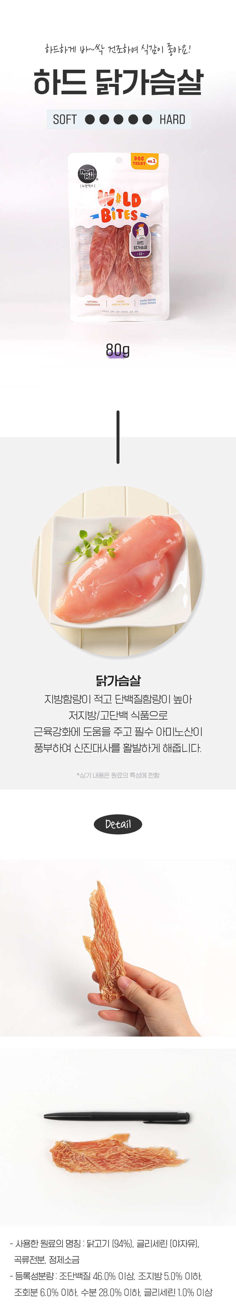뉴알엑스 02 하드 닭가슴살 80g 상세 3