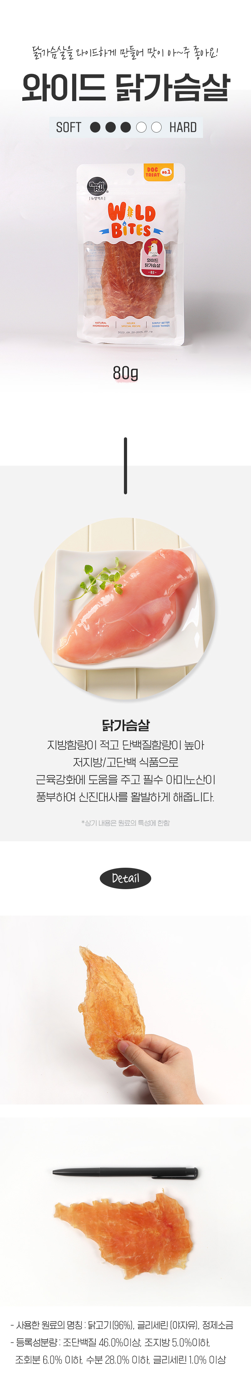 뉴알엑스 03 와이드 닭가슴살 80g 상세 3