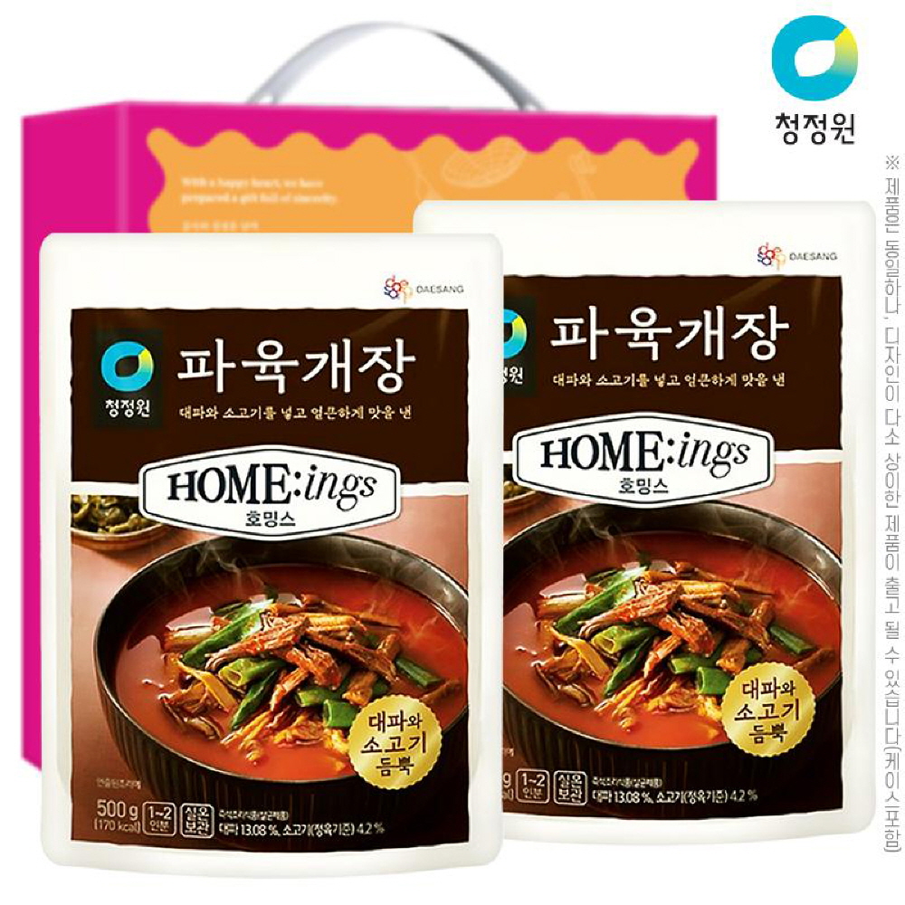 청정원 파육개장 2P 세트