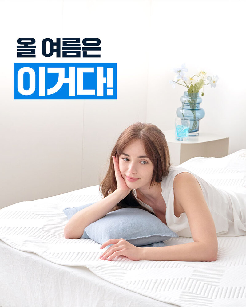 플래비안 듀라론 듀얼 에어메쉬 냉감패드 K + 베개커버(XL) 2장 세트 상세 6