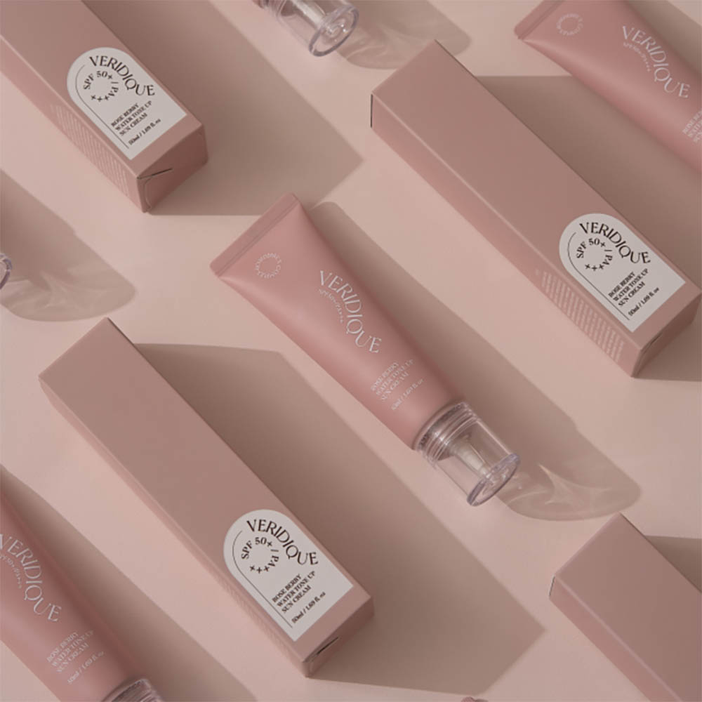 베리디크 로즈베리 워터 톤업 기능성 선크림 50ml SPF50+PA+++ 비건인증